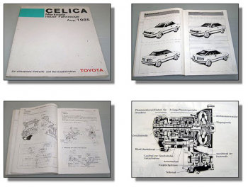 Toyota Celica Merkmale Werkstatthandbuch AT160 ST162 Aug. 1985