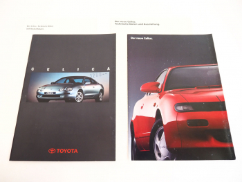 Toyota Celica PKW 4x Prospekt Technische Daten Ausstattung 1990/94