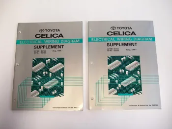 Toyota Celica T18 1990 1991 Schaltpläne Elektrik Electrical Wiring Diagram AT180 - ST185