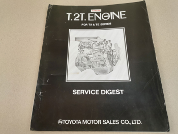 Toyota Corolla Carina Celica Repair Manual Engine T 2T 2T-B 2T-C Service 1972