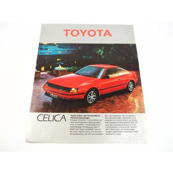 Toyota Corolla Carina II MR2 Celica T16 Prospekt 1986