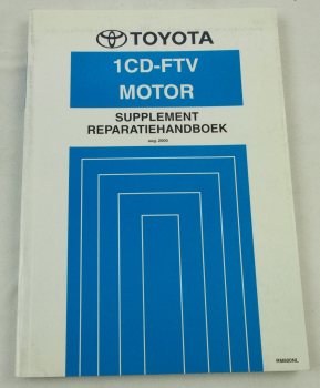 Toyota Corolla E11 Werkplaatshandboek 1CD-FTV 2,0 l Dieselmotor 2000 Supplement