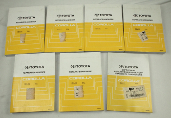 Toyota Corolla E12 Reparatiehandboek en Supplement 2001 / 2003