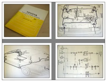 Toyota Corolla FR Sprinter wiring diagram Stromlaufplan AE 1983 Schaltpläne