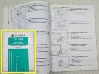 Toyota Corolla Schaltgetriebe C51 C52 Werkstatthandbuch 2000 Transaxle