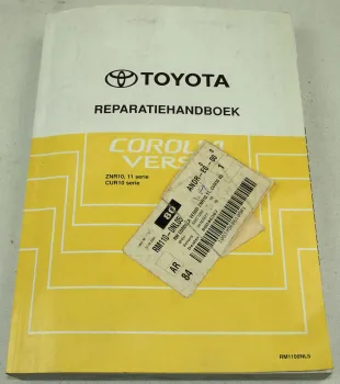 Toyota Corolla Verso ZNR1 CUR10 Deel 5 Reparatiehandboek 2004