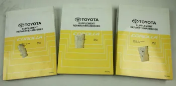 Toyota Corolla ZZE 120 121 123 CDE120 Reparatiehandboek mei 2004 3 delen