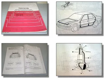 Toyota Corona Carina II Werkstatthandbuch Karosserie