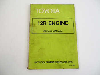 Toyota Corona Hilux Hiace Toyo Ace Engine 12R Repair manual 1979