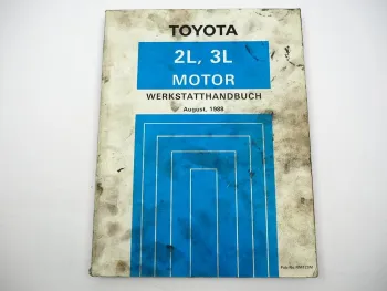 Toyota Cressida Hilux Dyna Motor 2L 3L Werkstatthandbuch 1988
