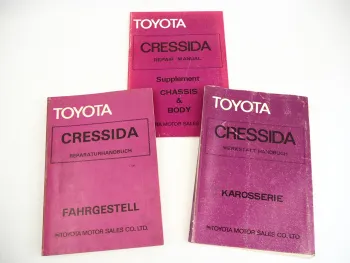 Toyota Cressida RX30 RX35 Werkstatthandbuch Fahrgestell Karosserie 1977/78