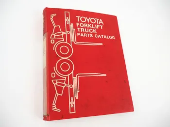 Toyota FB 7 9 Electric Forklift Gabelstapler Ersatzteilliste Parts Catalog 1981