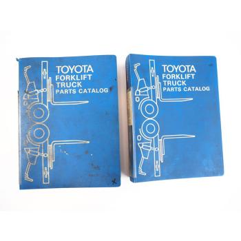 Toyota FD FG 2FG 3FD 3FG Forklift Main Parts Catalog + Attachment 1980