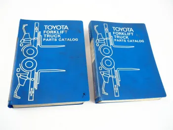 Toyota FD FG FDE FGE 3FD 3FG 33 35 40 45 Forklift Parts Catalog +Attachment 1980