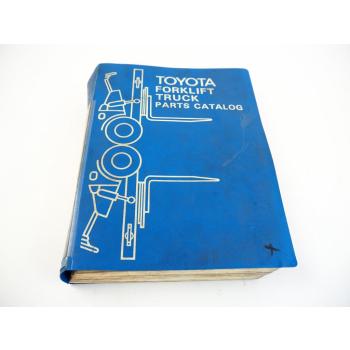 Toyota FD/FG45 FDE/FGE35 3FD/3FG 33 35 40 Forklift Parts Catalog Ersatzteilliste