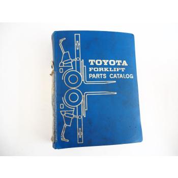 Toyota FG FD 20 25 Forklift Gabelstapler Parts Catalog Ersatzteilliste 1974