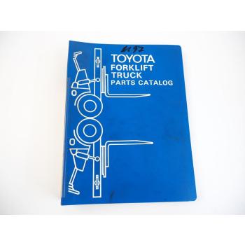Toyota FG FD 2FG 3FG 3FD 4FG Forklift Engine Parts Catalog Ersatzteilkatalog1978
