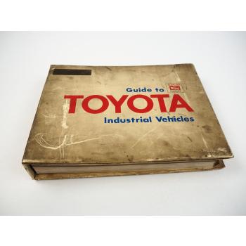 Toyota Forklift Guide to Industrial Vehicles Gabelstapler Übersicht 1971