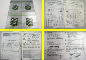 Toyota Hiace 1995 - 1999 Elektrik Electrical Wiring Diagram Werkstatthandbuch