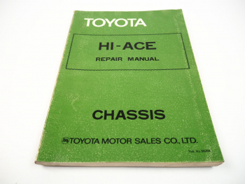 Toyota Hiace H20 H30 H40 Service Repair manual for chassis body 98258 print 1979