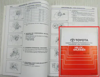 Toyota Hilux 4Runner Werkstatthandbuch Reparaturanleitung 1992 YN8 PN8 LN8 VZN
