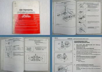 Toyota Hilux YN80 4Runner N13 1993 Werkstatthandbuch Reparaturanleitung Zusatz
