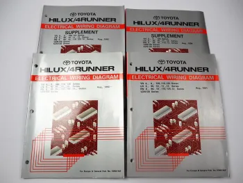 Toyota Hilux YN80 4Runner N13 elektrische Schaltpläne Elektrik 1990 bis 1994