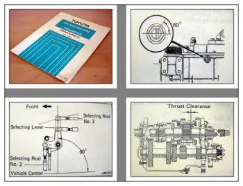 Toyota Land Cruiser BJ FJ HJ40 43 45 Transmission H41 H42 H50 H55F repair manual