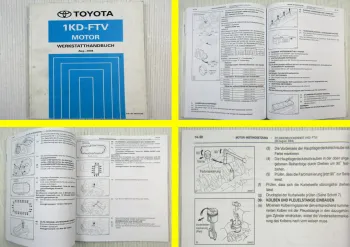 Toyota Land Cruiser J12 KDJ120 KDJ125 Prado Motor 1KD-FTV Werkstatthandbuch 2004