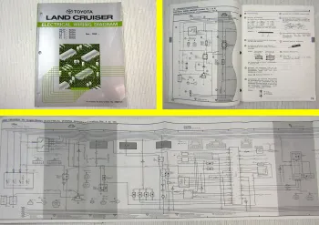 Toyota Land Cruiser J7 HZJ LJ RJ FJ 70 - 79 Schaltpläne Werkstatthandbuch 1990