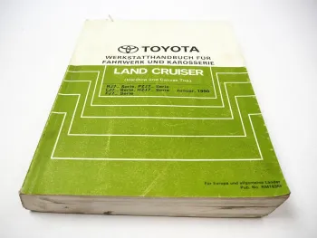 Toyota Land Cruiser J7 J8 RJ7 LJ FJ KZJ PZJ HZJ HDJ Werkstatthandbuch ab 1990