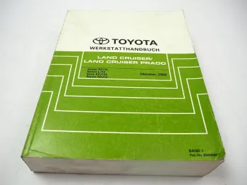 Toyota Land Cruiser Prado J12 Werkstatthandbuch DIAGNOSE Fehlersuche Band 1