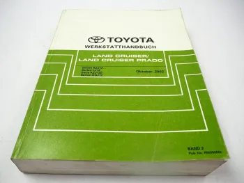 Toyota Land Cruiser Prado J12 Werkstatthandbuch MOTOR Reparaturanleitung Band 2