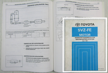 Toyota Land Cruiser Prado J9 5VZ-FE Abgaskontrollsystem Werkstatthandbuch 1996