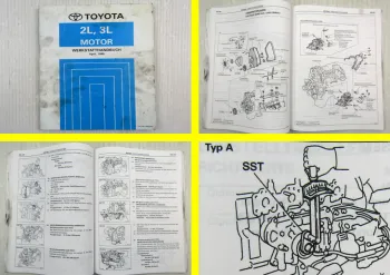 Toyota Land Cruiser Prado J9 Hilux Dyna Dieselmotor 2L 3L Werkstatthandbuch 1996