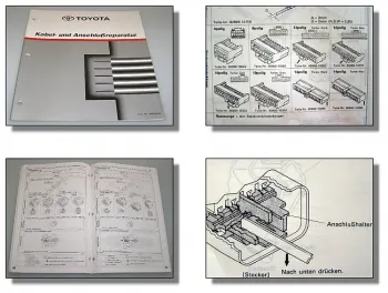 Toyota Landcruiser Elektrik Kabel- und Anschlussreparatur 1991 Werkstatthandbuch