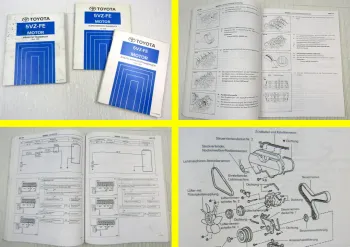 Toyota Landcruiser Prado VZJ90 3.4 l V6 Motor 5VZ-FE Werkstatthandbuch 1996 2001