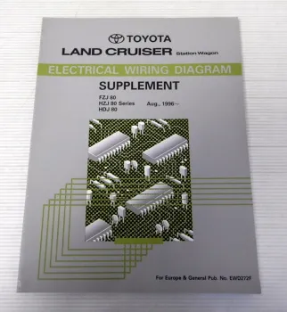 Toyota Landcruiser Station Wagon J8 FZJ HZJ HDJ 80 Schaltpläne Elektrik ab 1996