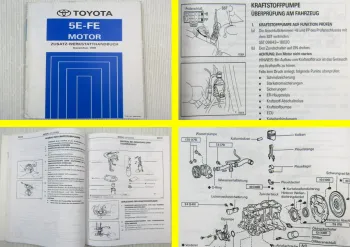 Toyota Paseo Tercel 1.5 l 16V Motor 5E-FE EL54 Zusatz Werkstatthandbuch ab 1995