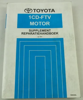 Toyota RAV4 CLA20 CLA21 Motor 1CD-FTV Reparatiehandboek Supplement 2001