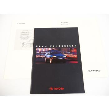 Toyota RAV4 PKW Prospekt Technische Daten Ausstattung 1994