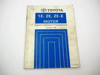 Toyota Starlet EP80 EP81 Motor 1E 2E 2E-E 1989 Werkstatthandbuch