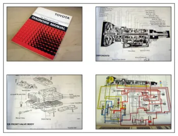 Toyota Supra MA61 Cressida A43DE ECT Transmisson diagnosis manual 1984