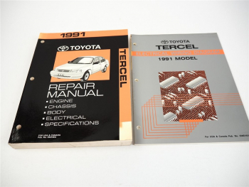 Toyota Tercel EL42 1991 Repair Manual Electrical Wiring Diagram Reparatur
