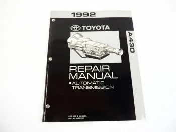 Toyota Truck 1992 Repair Manual Automatic Transmission A43D