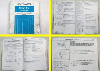 Toyota Yaris / Verso P1 P2 1.4 D-4D 75 PS Motor 1ND-TV Werkstatthandbuch 2001