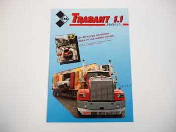 Trabant 1.1 Universal Prospekt IFA Zwickau DDR 1990 Russisch