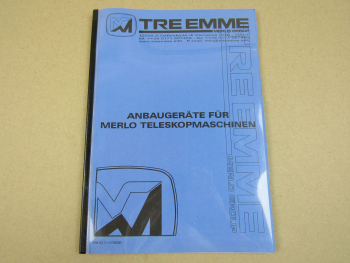 TRE EMME Anbaugeräte für Merlo Teleskopmaschinen ZM2 ZM3 ZM4 03/2003 Katalog