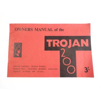 Trojan Heinkel 200 601 602 603 604 Owners Manual Bedienungsanleitung ca. 1960