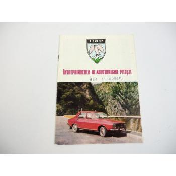 UAP Dacia 1300 PKW Limousine Kombi Prospekt 1970er Jahre
